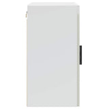 Kitchen Wall Cabinets 2 pcs Porto High Gloss White Engineered Wood 854042