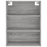Highboard Grey Sonoma 69.5x34x180 cm Engineered Wood 3189987