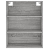 Highboard Grey Sonoma 69.5x34x180 cm Engineered Wood 3189987