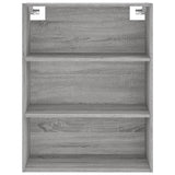 Highboard Grey Sonoma 69,5x34x180 cm Engineered Wood 3190043