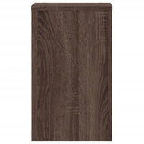 ZNTS Plant Stands 2 pcs Brown Oak 30x30x50 cm Engineered wood 852921
