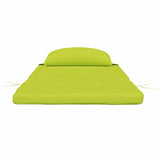 Chair Cushions Plain 2 pcs Bright Green 58 x 77 x 4.5 cm 361841