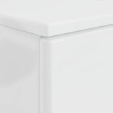 Bathroom Sink Cabinet BREDA High Gloss White 82 x 41x 59 cm 897459