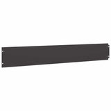 Lawn Edging 30 pcs 15 x 103 cm Steel Black 8014178