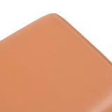 Bench 60 x 30 x 45 cm Real Leather Brown 42042104