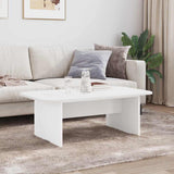 Coffee Table White 93 x 53 x 33 cm Engineered Wood 891140