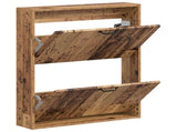 Wall-Mounted Shoe Cabinet HOORN 71 x 17 x 86 cm Engineered Wood 897303
