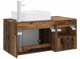 Bathroom Furniture Set 2 pcs Old Wood Engineered Wood 3404052