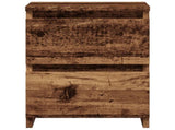 Bedside Cabinets 2 pcs Old Wood 30x30x40 cm Engineered Wood 855847