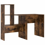 Desk Smoked Oak 131.5 x 50 x 106.5 cm Engineered Wood 3337269