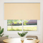 ZNTS Roller Blind Blackout Beige 160x150 cm Fabric Width 156.6 cm Polyester 4010750