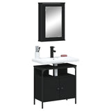 Bathroom Furniture Set Black 3214775