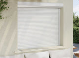 Roller Shutter White 110 x 130 cm Aluminium and Polyurethane 42047057