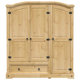 Wardrobe Corona 151.5x52x170 cm Solid Wood Pine 4005663