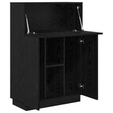 Desk with Door Black Oak 71.5 x 31.5 x 106.5 cm Engineered Wood 869483