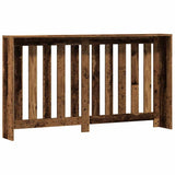 Radiator Cover Old Wood 149x20x82 cm Engineered Wood 852751