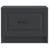 Coffee Table with Drawer Black 49 x 50 x 37 cm Engineered Wood 895886