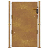 Garden Gate 100x125 cm Corten Steel 153204