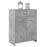 Bathroom Cabinet Concrete Grey 60x33x80 cm Engineered Wood 856286