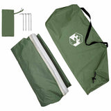 Water Resistant Tarp -Person 240 x 460 cm Waterproof Green 42001035