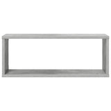 Wall Cube Shelf 4 pcs Concrete Grey 60x15x23 cm Engineered Wood 807146