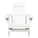 Adirondack Chair White 69x85x90.5 cm Solid Wood Fir 4007243
