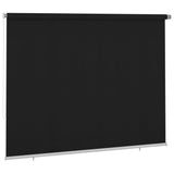 Outdoor Roller Blind 300x230 cm Black 312962