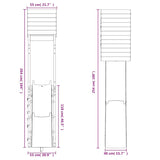 Outdoor Playset Solid Wood Pine 3156916