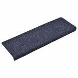 ZNTS Stair Mats Self-adhesive 30 pcs Blue 65x21x4 cm 3365696