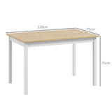 Four-Seater Farmhouse-Style Wooden Table T3398P344467