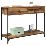 Console Table Old Wood 100 x 34.5 x 75 cm Engineered Wood 882241