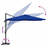 Roma Parasol Blue 286 x 284 x 265 cm Aluminium and Polyester 42003340