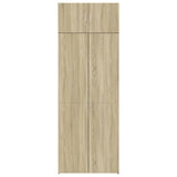 Storage Cabinet Sonoma Oak 80x42.5x225 cm Engineered Wood 3281352