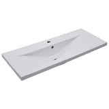 Sink Cabinet with Built-in Basin Black Engineered Wood 3071568