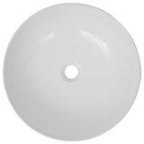 Basin Round Ceramic White 41.5x13.5 cm 142337