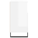 Sideboard High Gloss White 60x35x70 cm Engineered Wood 831198