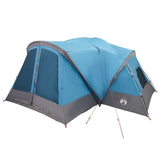 Cabin Tent with Rainfly Water-Resistant 10-Person Blue 42042255