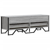 TV Cabinet Grey Sonoma 122x34x41 cm Engineered Wood 848582