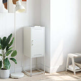 Highboard White 36x39x107 cm Steel 846535