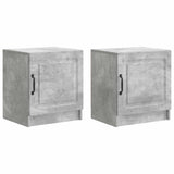 Bedside Cabinet 2 pcs Concrete Grey 43 x 34.5 x 47 cm 895722