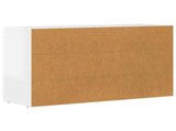 Sideboard High Gloss White 100 x 35 x 59 cm Engineered Wood 891348
