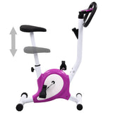 Exercise Bike with Belt Resistance Purple 92011