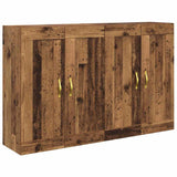 Wall-mounted Cabinet 2 pcs Old Wood 69.5 x 34 x 90 cm 3402689