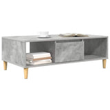 Coffee Table Concrete Grey 102 x 55 x 35 cm Engineered Wood 876192