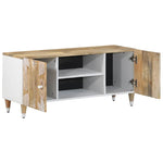 ZNTS TV Cabinet 105x33.5x46 cm Solid Wood Mango 4018664