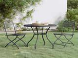 Garden Dining Set Anthracite Expanded metal mesh with e-coating 3084711