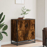 Sideboard Smoked Oak 68x35x76 cm Engineered Wood 848991