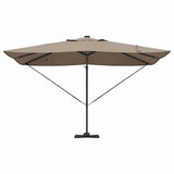Umbrella Taupe 352 x 251 x 265 cm Polyester and Aluminium 42003330
