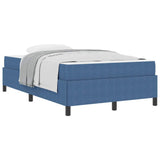 Bed Frame with Mattress Blue 120 x 200 cm Fabric 3399118