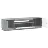 LED TV Cabinet Grey Sonoma Engineered Wood 897351
